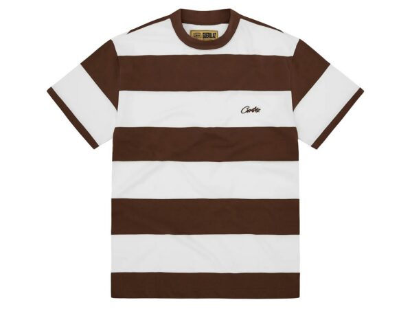 Corteiz Striped T-Shirt Brown - corteiz-striped-t-shirt-brown - Acquista su ResellPiacenza
