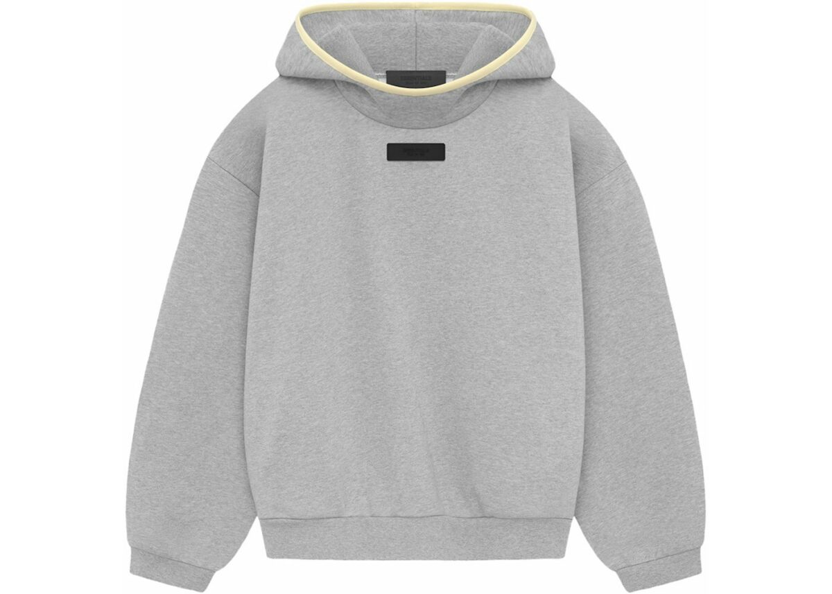 Fear of God Essentials Hoodie Light Heather Grey - fear-of-god-essentials-hoodie-light-heather-grey - Acquista su ResellPiacenza