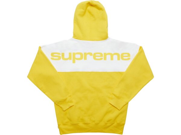 Supreme Blocked Hoodie Yellow - supreme-blocked-hoodie-yellow-gallery-1 - Acquista su ResellPiacenza