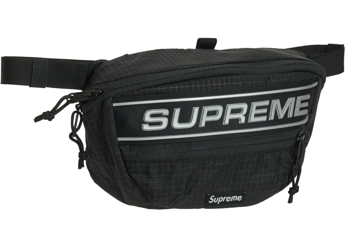 Supreme Logo Waist Bag Black - supreme-logo-waist-bag-black-gallery-1 - Acquista su ResellPiacenza