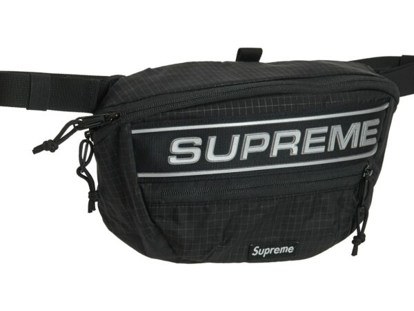 Supreme Logo Waist Bag Black - supreme-logo-waist-bag-black-gallery-1 - Acquista su ResellPiacenza