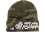 Supreme New Era Blackletter Beanie Woodland Camo - supreme-new-era-blackletter-beanie-camo-gallery-1 - Acquista su ResellPiacenza
