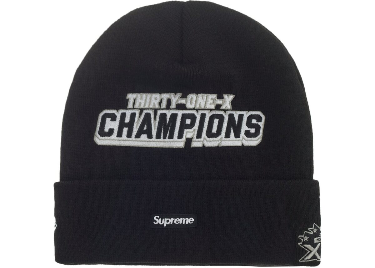 Supreme New Era Football Beanie Black - supreme-new-era-football-beanie-black-gallery-1 - Acquista su ResellPiacenza