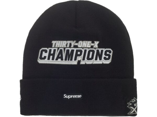 Supreme New Era Football Beanie Black - supreme-new-era-football-beanie-black-gallery-1 - Acquista su ResellPiacenza