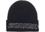 Supreme New Era Old English Beanie Black - supreme-new-era-old-english-beanie-black - Acquista su ResellPiacenza