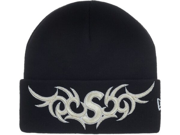 Supreme New Era Tribal S Logo Beanie Black - supreme-new-era-tribal-s-logo-beanie-black - Acquista su ResellPiacenza