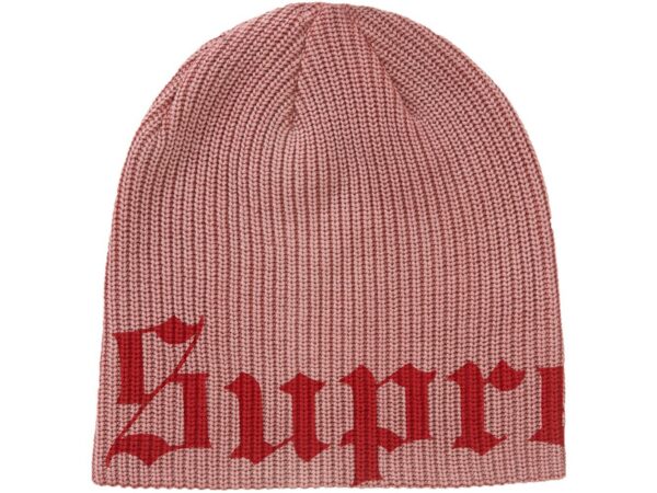 Supreme Old English Printed Beanie Red - supreme-old-english-printed-beanie-red - Acquista su ResellPiacenza