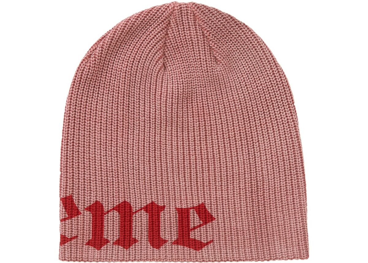 Supreme Old English Printed Beanie Red - supreme-old-english-printed-beanie-red-gallery-1 - Acquista su ResellPiacenza