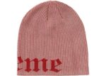Supreme Old English Printed Beanie Red - supreme-old-english-printed-beanie-red-gallery-1 - Acquista su ResellPiacenza