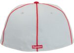 Supreme x New Era Piping Script Logo Cap Grey - supreme-piping-script-logo-new-era-grey-gallery-1 - Acquista su ResellPiacenza
