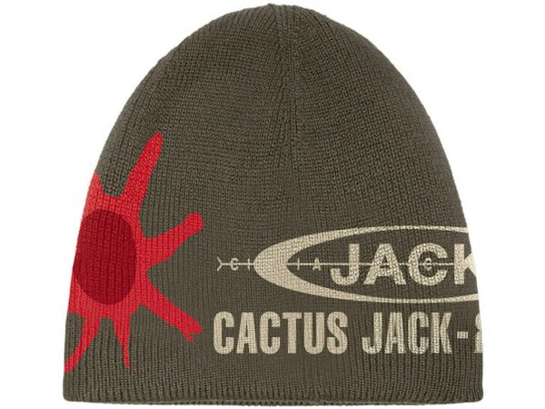 Travis Scott Hieroglyph Beanie Olive - travis-scott-hieroglyph-beanie-olive-gallery-1 - Acquista su ResellPiacenza