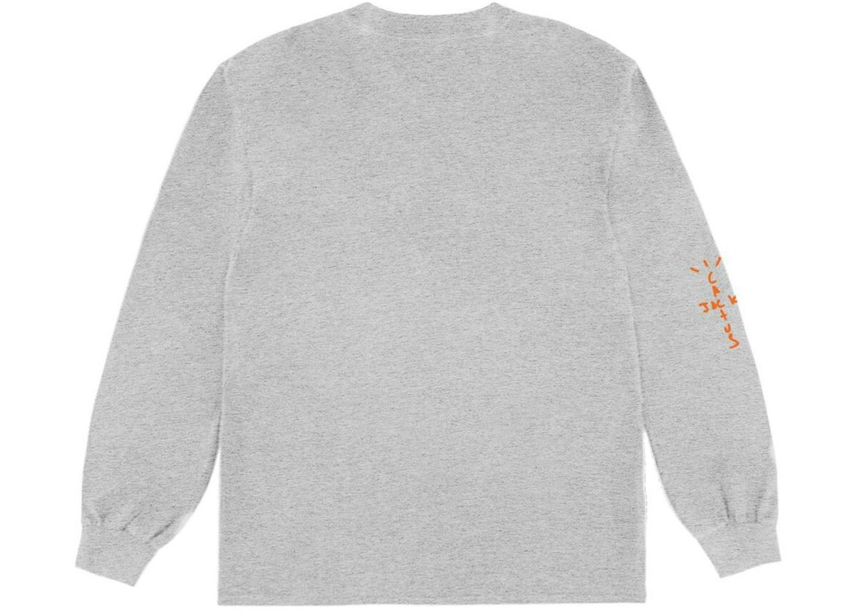 Travis Scott Trading Co. L/S T-Shirt Heather Grey - travis-scott-trading-co-l-s-t-shirt-heather-grey-gallery-1 - Acquista su ResellPiacenza
