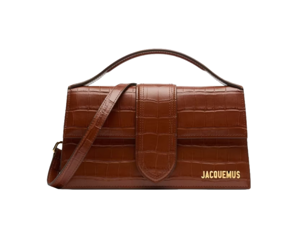 Jacquemus® Le Grand Bambino - Croco brown (new) - JAC-GRB-CROCO-BROWN--027 - Acquista su ResellPiacenza