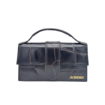 Jacquemus® Le Grand Bambino - Croco Dark Brown - JAC-GRB-CROCO-DARK-B-019 - Acquista su ResellPiacenza