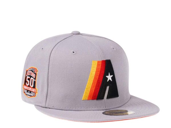 New Era® Houston Astros 50th Anniversary Fresh Gray Edition 59Fifty Fitted Cap - NE-EXC-NES1122-7-146 - Acquista su ResellPiacenza