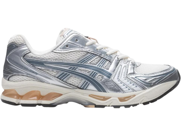 ASICS Gel-Kayano 14 Birch Pure Silver Teal Gold