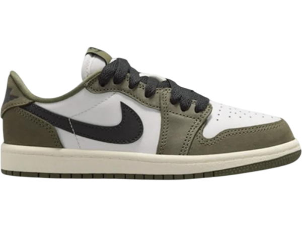 Jordan 1 Retro Low OG Medium Olive (PS)