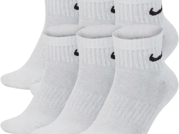 Nike Everyday Cushioned Socks White (6 pack)