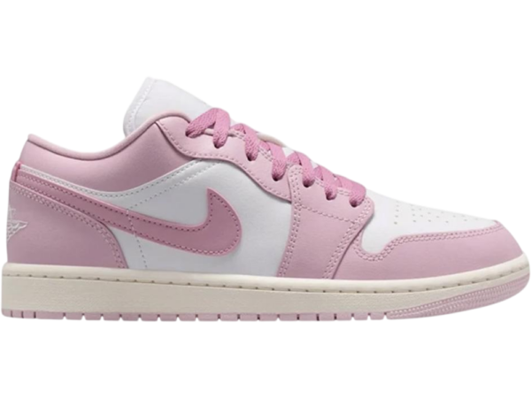 Jordan 1 Low Iced Carmine White (Women's)