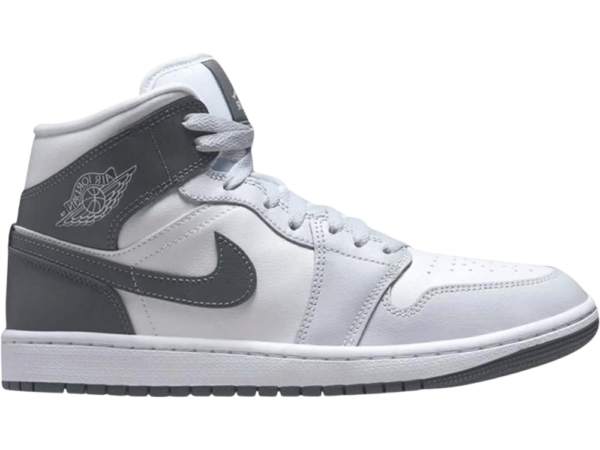 Jordan 1 Mid White Smoke Grey (Women's)