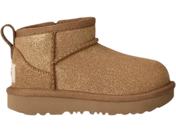 UGG Classic Ultra Mini Dazzle Chestnut (Toddler)