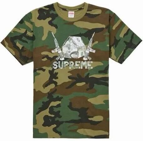Supreme Money House Tee (Woodland Camo)
