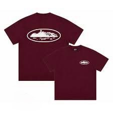 Corteiz Alcatraz Tee (Burgundy)