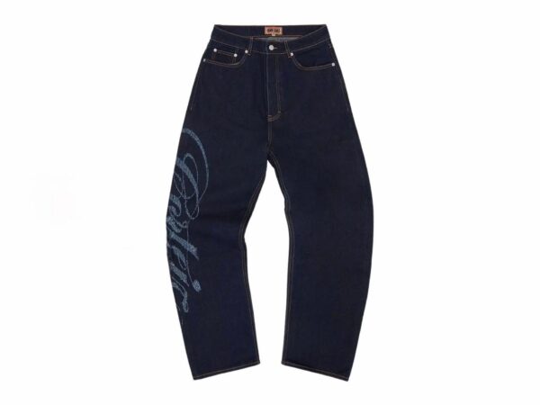 Corteiz Denim Genes Jeans Embroidered (Indigo)