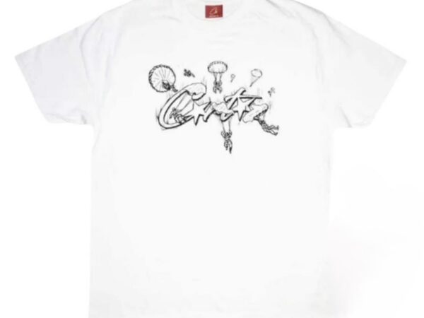 Corteiz Crete Parachute Tee (White)