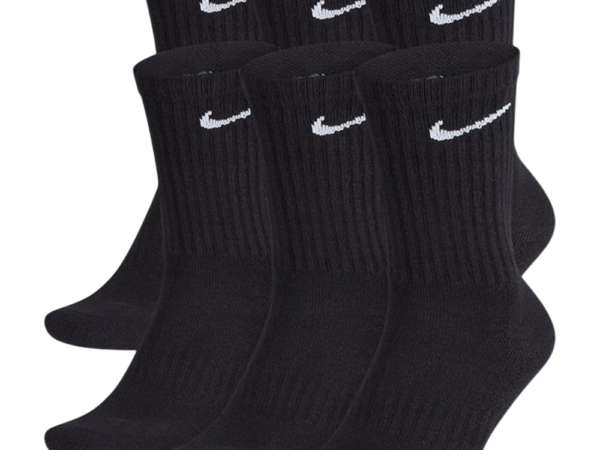 Nike Socks - Everyday Lightweight Crew Black 6-PACK