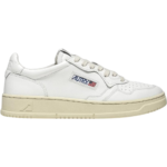 Autry Medalist Leather Low White (Women's)