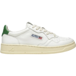 Autry Medalist Low White Green