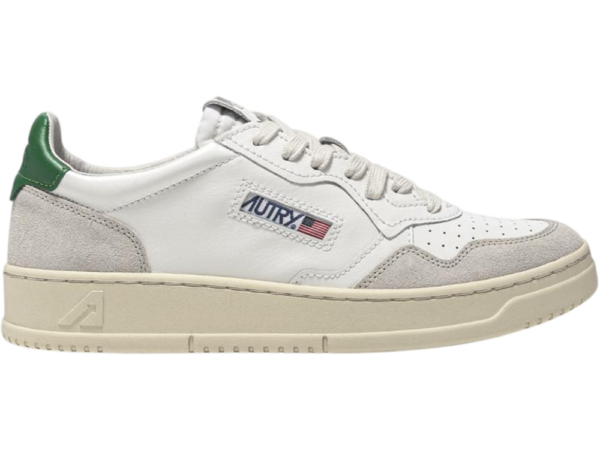 Autry Medalist Low White Amazon Beige