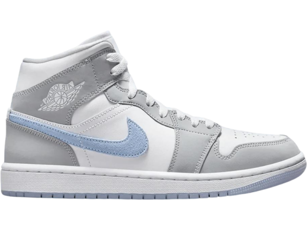 Jordan 1 Mid Wolf Grey Aluminum (Women's)
