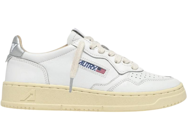 Autry Medalist Low White Silver (Women's)