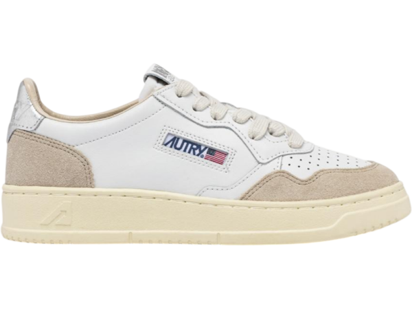 Autry Medalist Low White Silver (Women's)