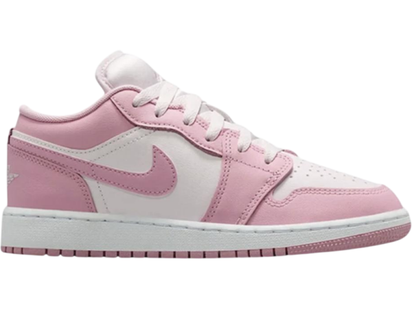Jordan 1 Low Medium Soft Pink White (GS)