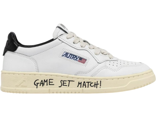 Autry Medalist Low White/Black