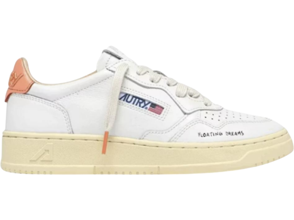 Autry Medalist DL White Peach Pink (Women's)