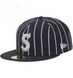 Supreme Devil S Logo New Era 59Fifty Navy Pinstripe
