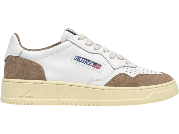 Autry Medalist Low White Antelope (Women's)