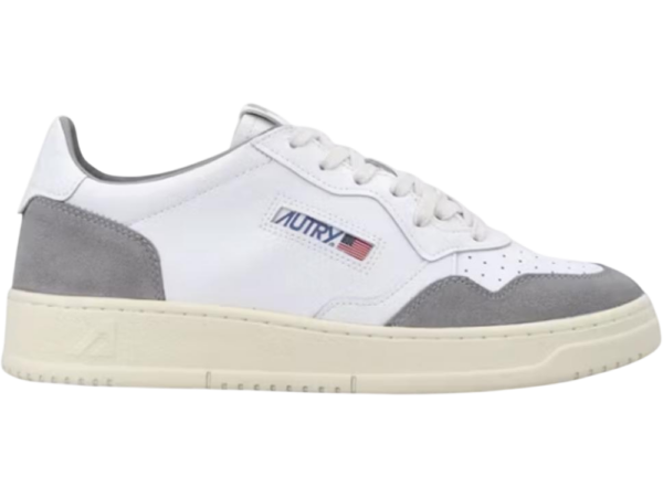 Autry Medalist Leather Low White Vapor