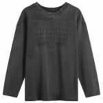 Maison Margiela Women's Faded Logo Sweater Black