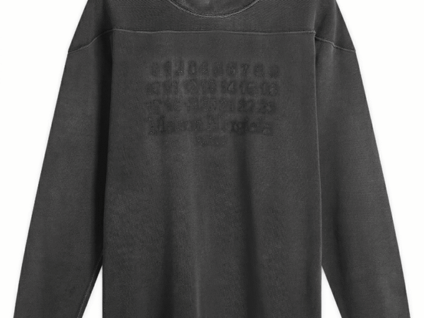 Maison Margiela Women's Faded Logo Sweater Black
