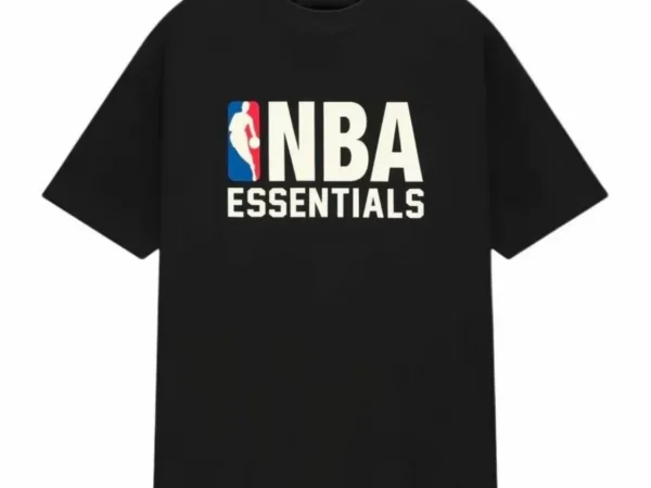 Fear of God Essentials x NBA T-Shirt Black Multicolor