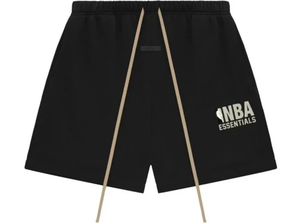 Fear of God Essentials x NBA Shorts Black Tonal