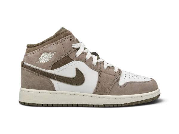Air Jordan 1 Mid Olive Grey (GS)