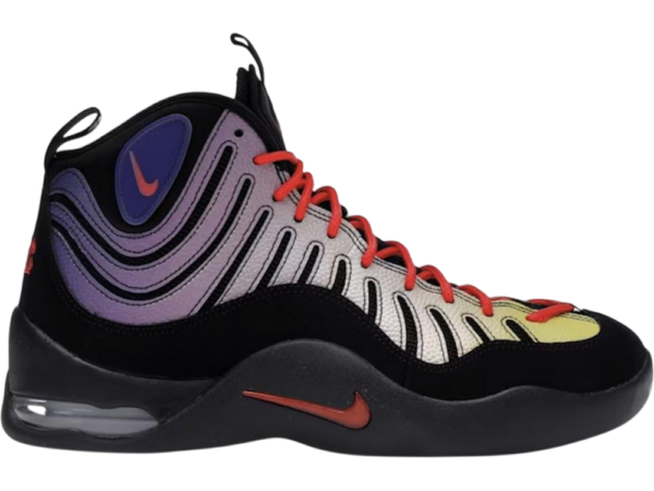 Nike Air Bakin SP Supreme Black Gradient Black/Speed Red/Multi-Color