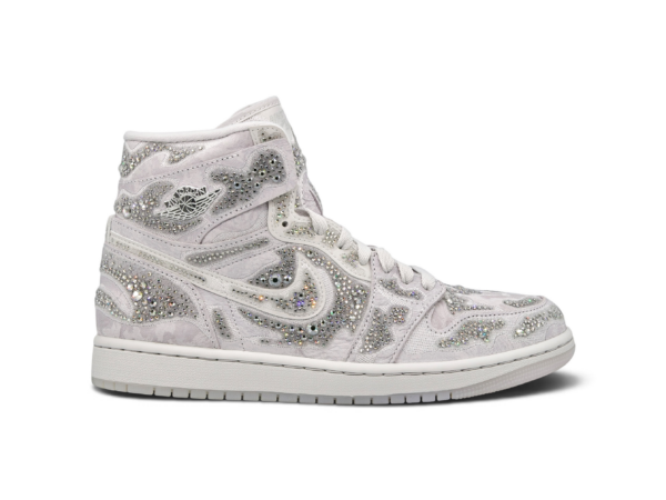 Jordan 1 Retro High OG Swarovski Vast Grey (Women's)