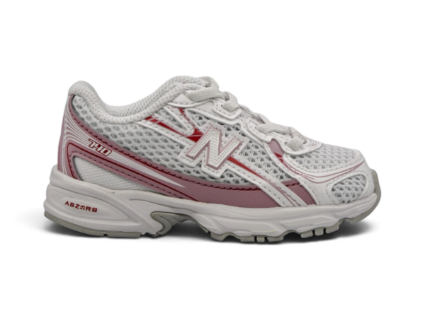 New Balance 740 White/Pink Taffy (TD)